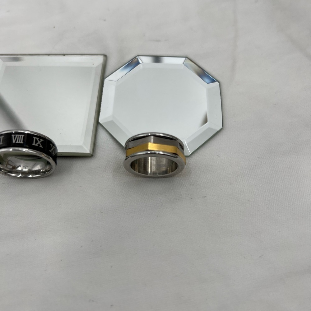 Numeric Numbers Spinner Ring And Gold/Silver Spin… - image 4